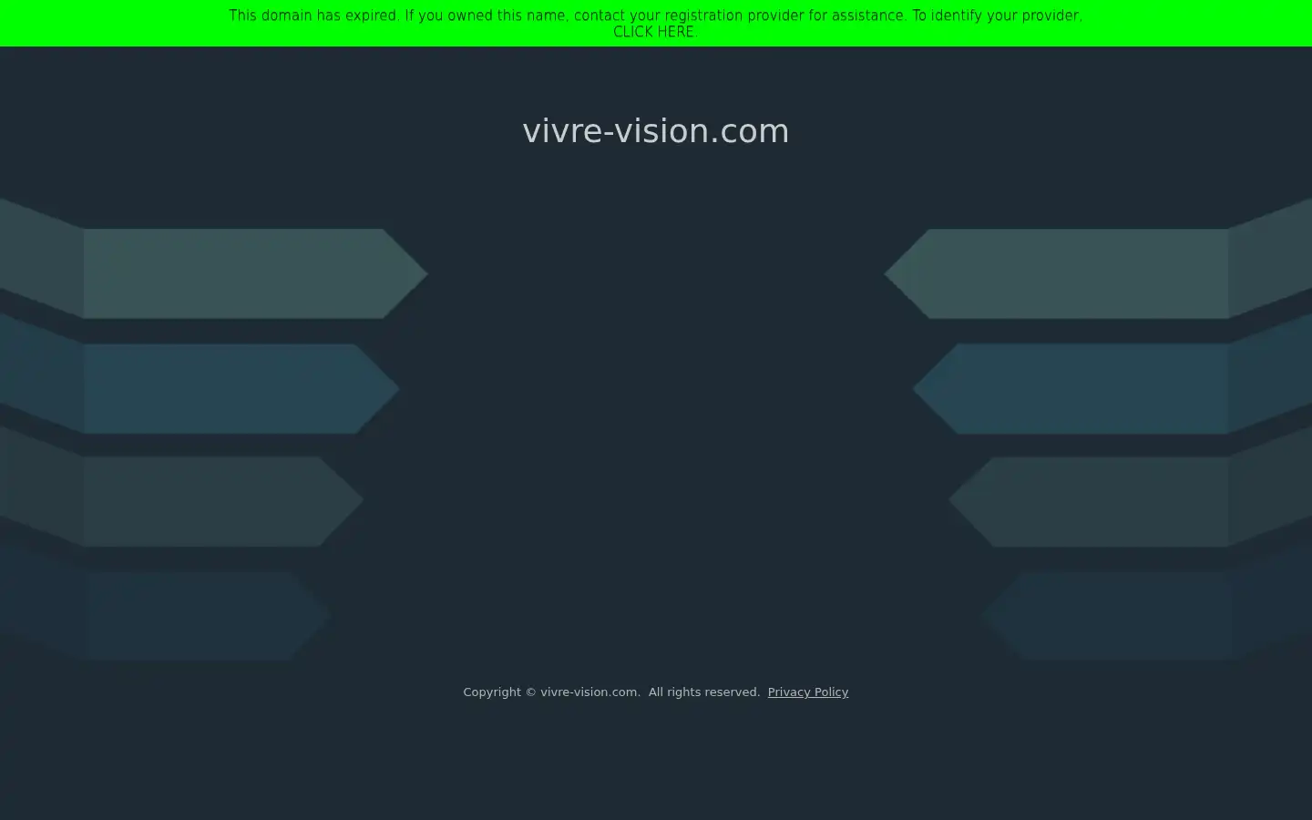 Screenshot of vivre-vision.com