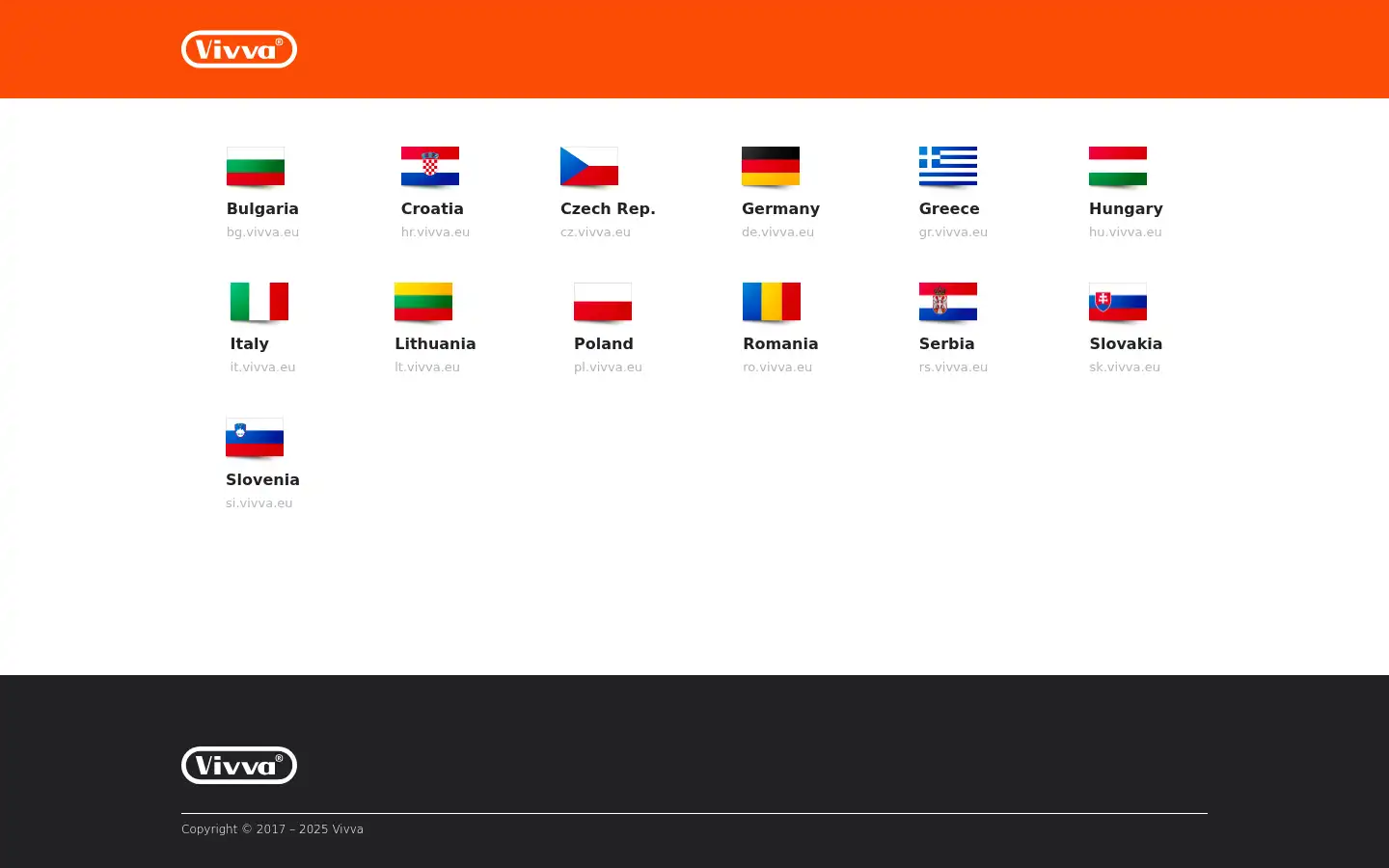 Screenshot of vivva.eu
