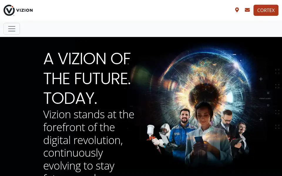 Screenshot of vizionnetwork.co.uk