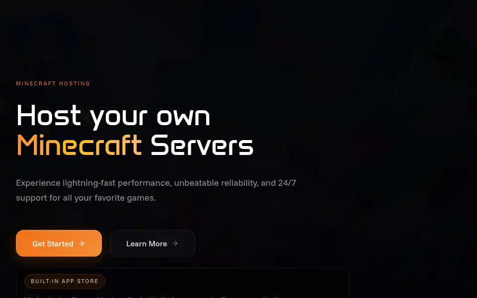 Screenshot of vizorahost.xyz