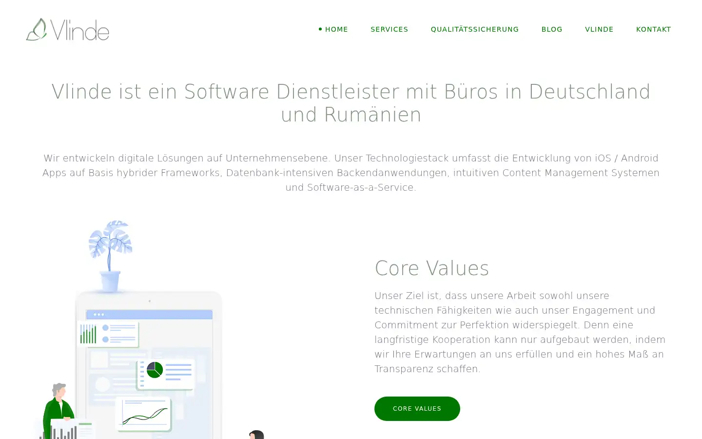 Screenshot of vlinde.com