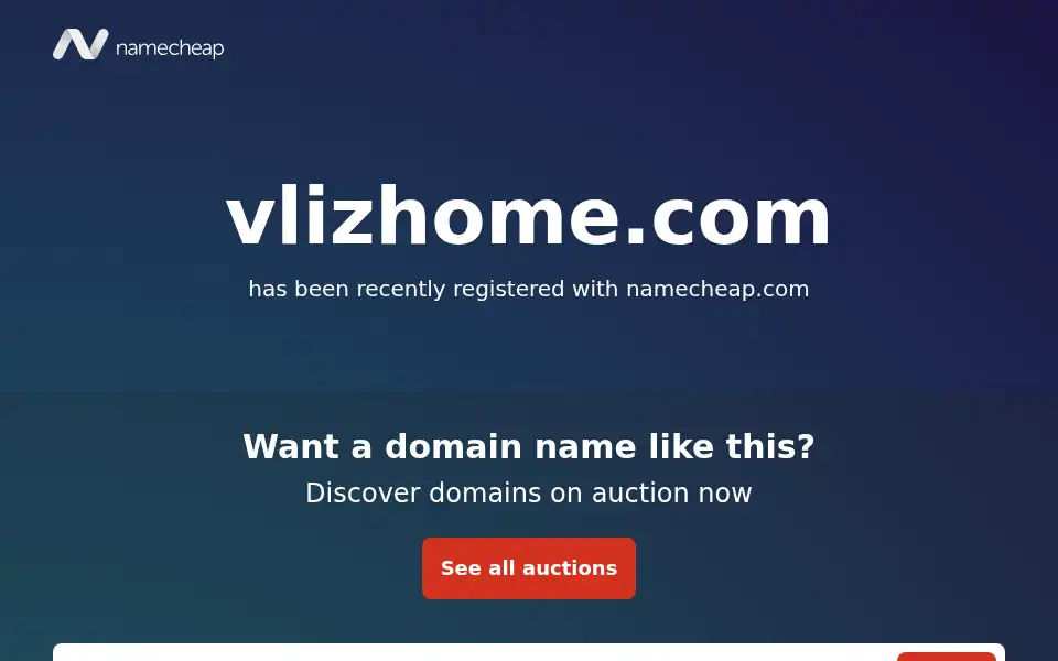Screenshot of vlizhome.com