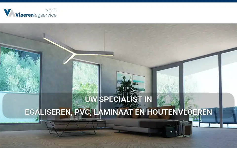 Screenshot of vloerenlegservicealmere.nl