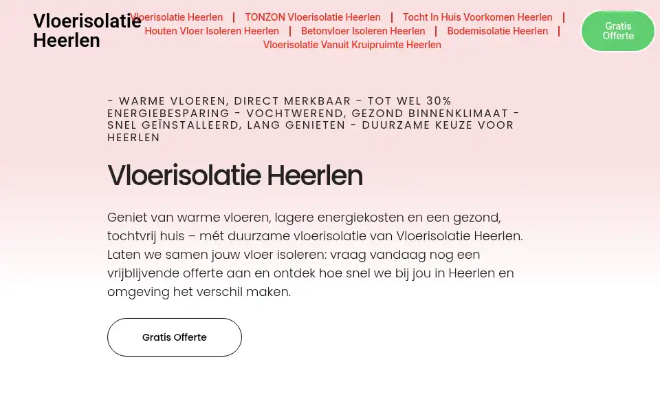 Screenshot of vloerisolatieheerlen.com