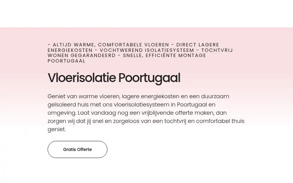 Screenshot of vloerisolatiepoortugaal.com