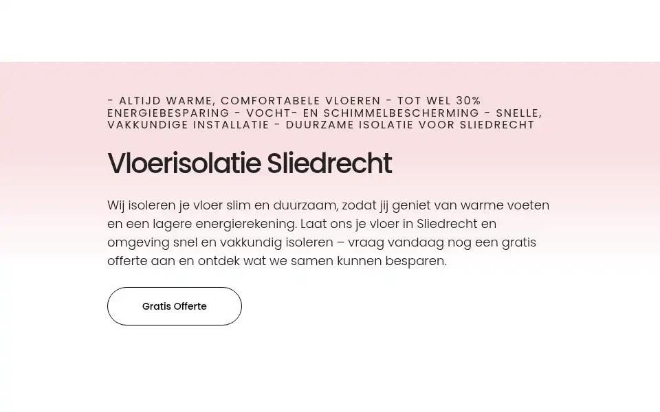 Screenshot of vloerisolatiesliedrecht.com