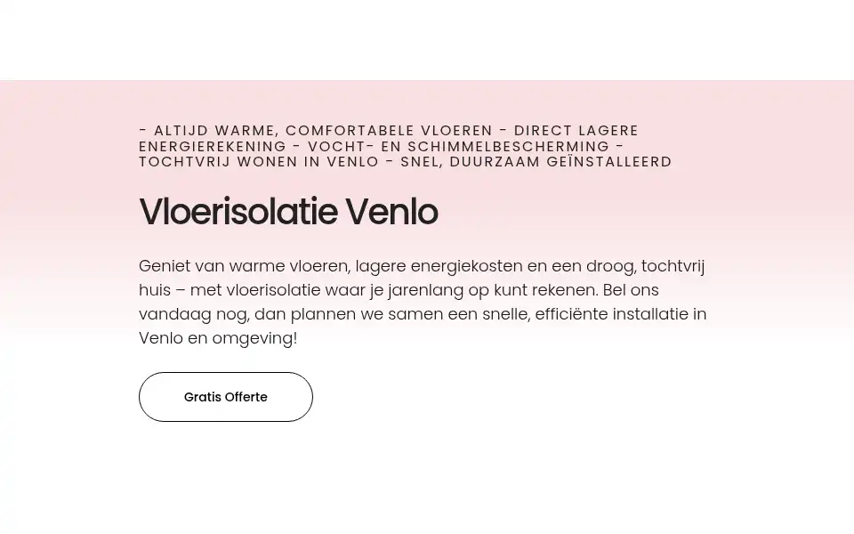 Screenshot of vloerisolatievenlo.com