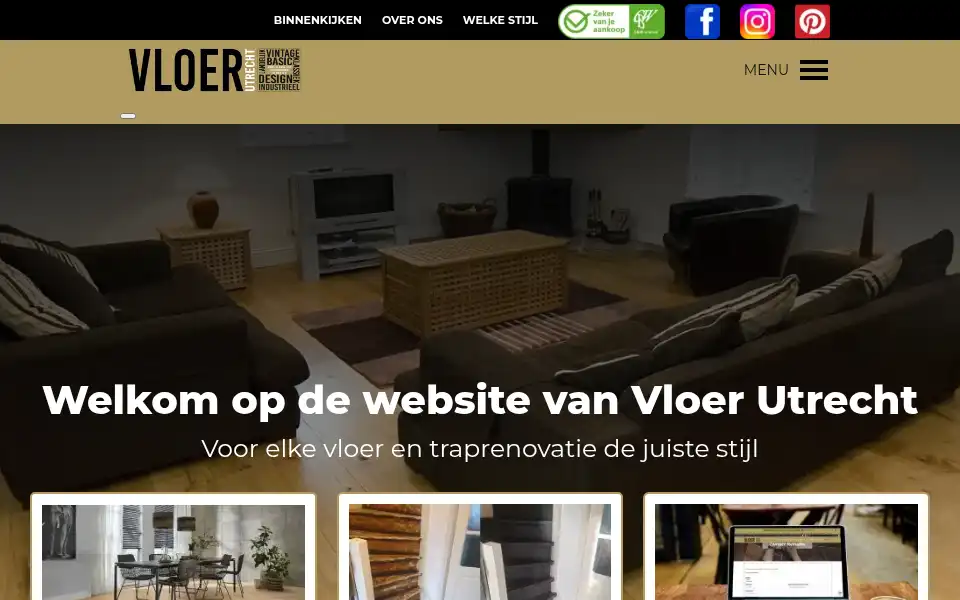Screenshot of vloerutrecht.nl