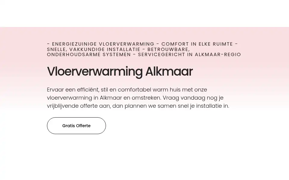 Screenshot of vloerverwarmingalkmaar.net