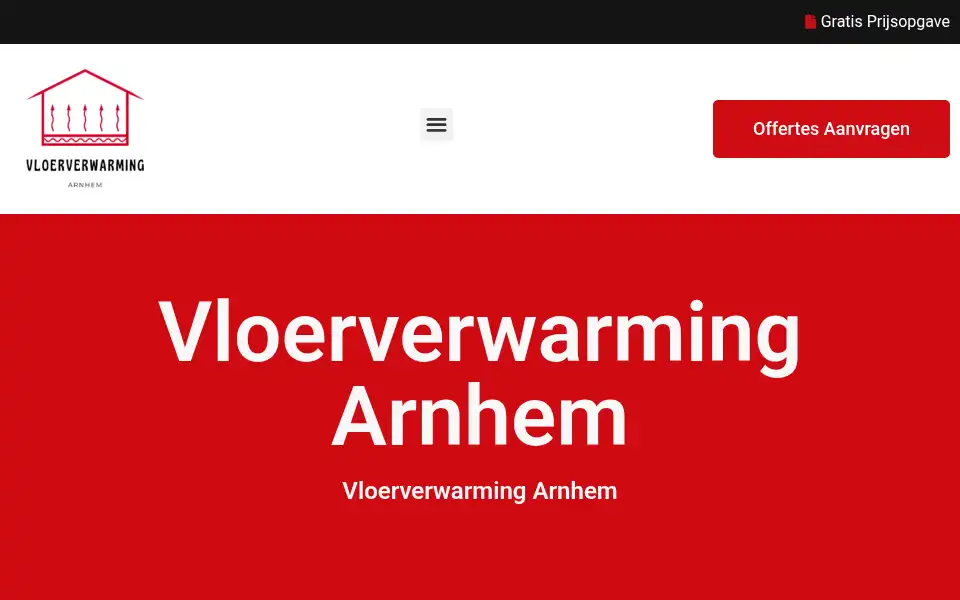Screenshot of vloerverwarmingarnhem.com