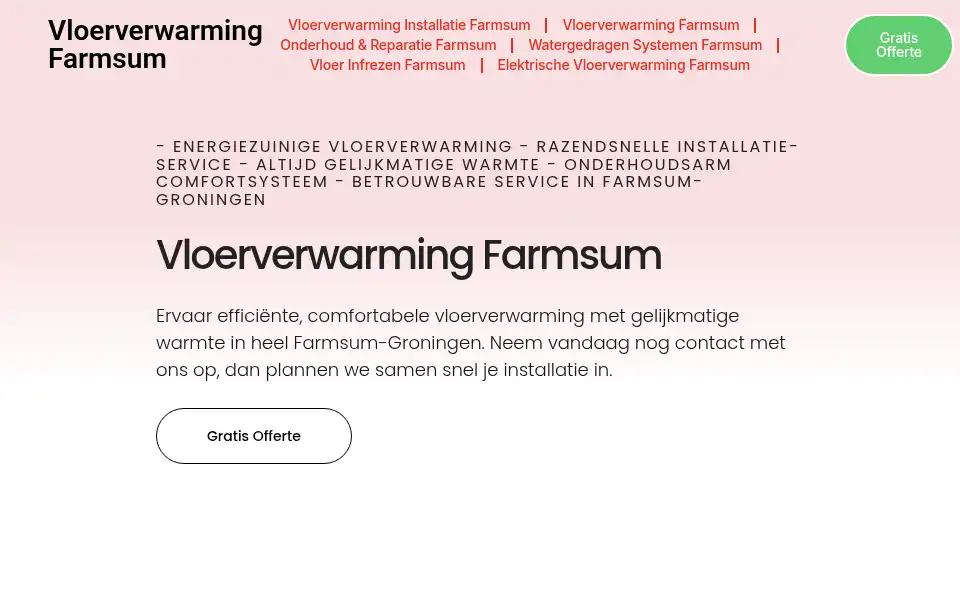 Screenshot of vloerverwarmingfarmsum.com