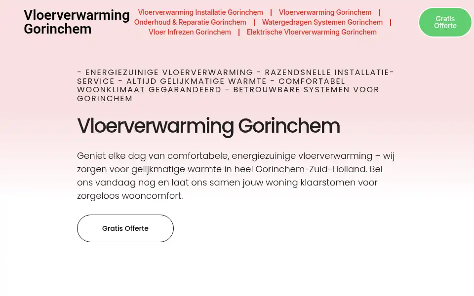 Screenshot of vloerverwarminggorinchem.com