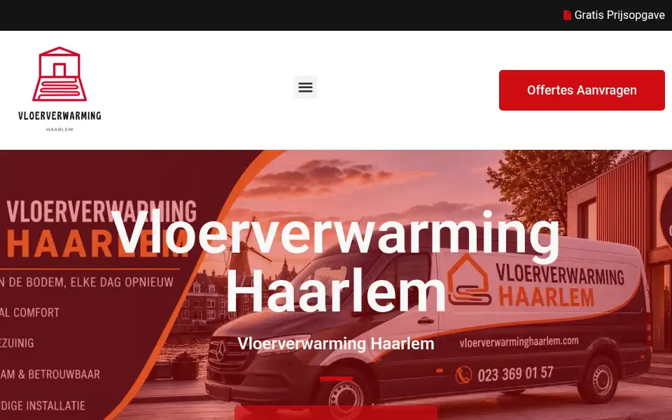 Screenshot of vloerverwarminghaarlem.com