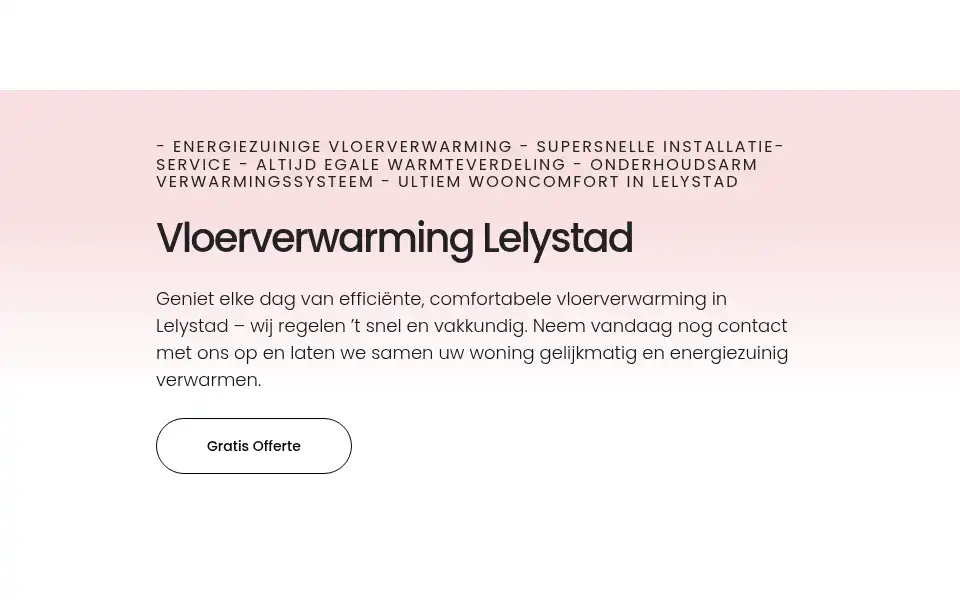 Screenshot of vloerverwarminglelystad.com
