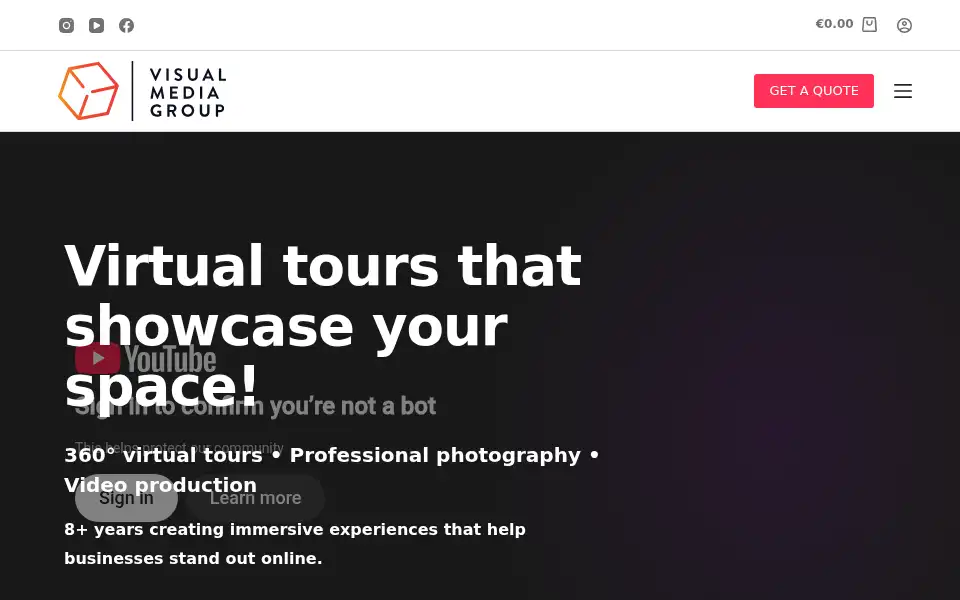 Screenshot of vmg.ie