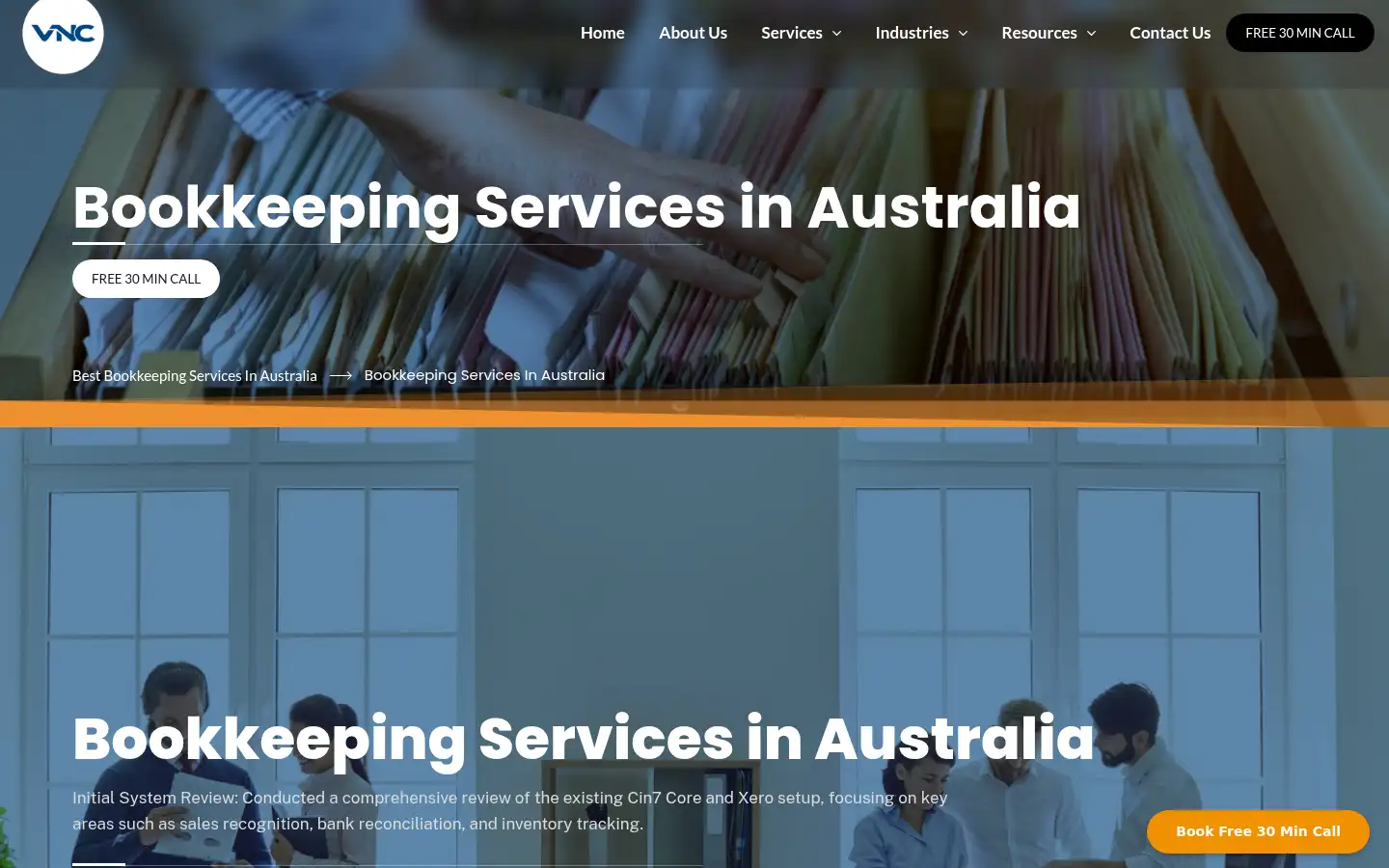 Screenshot of vncaustralia.com.au