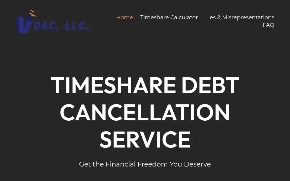 Screenshot of voacllc.com