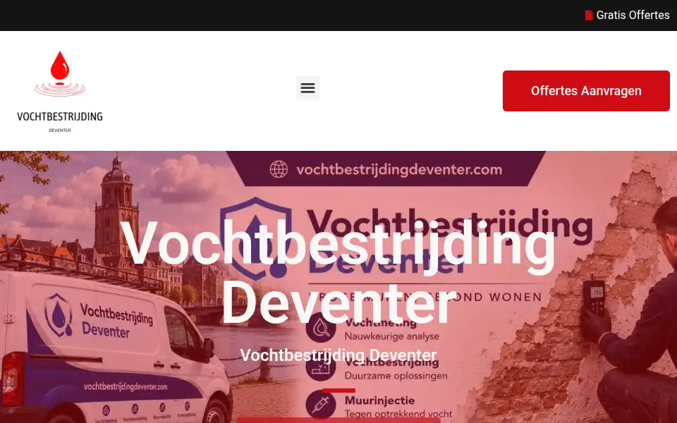 Screenshot of vochtbestrijdingdeventer.com