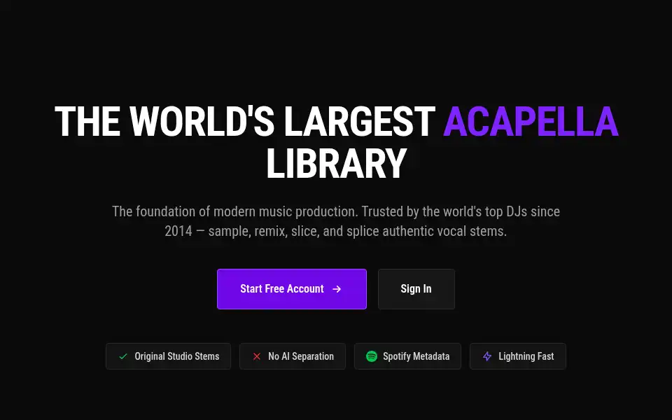 Screenshot of voclr.it