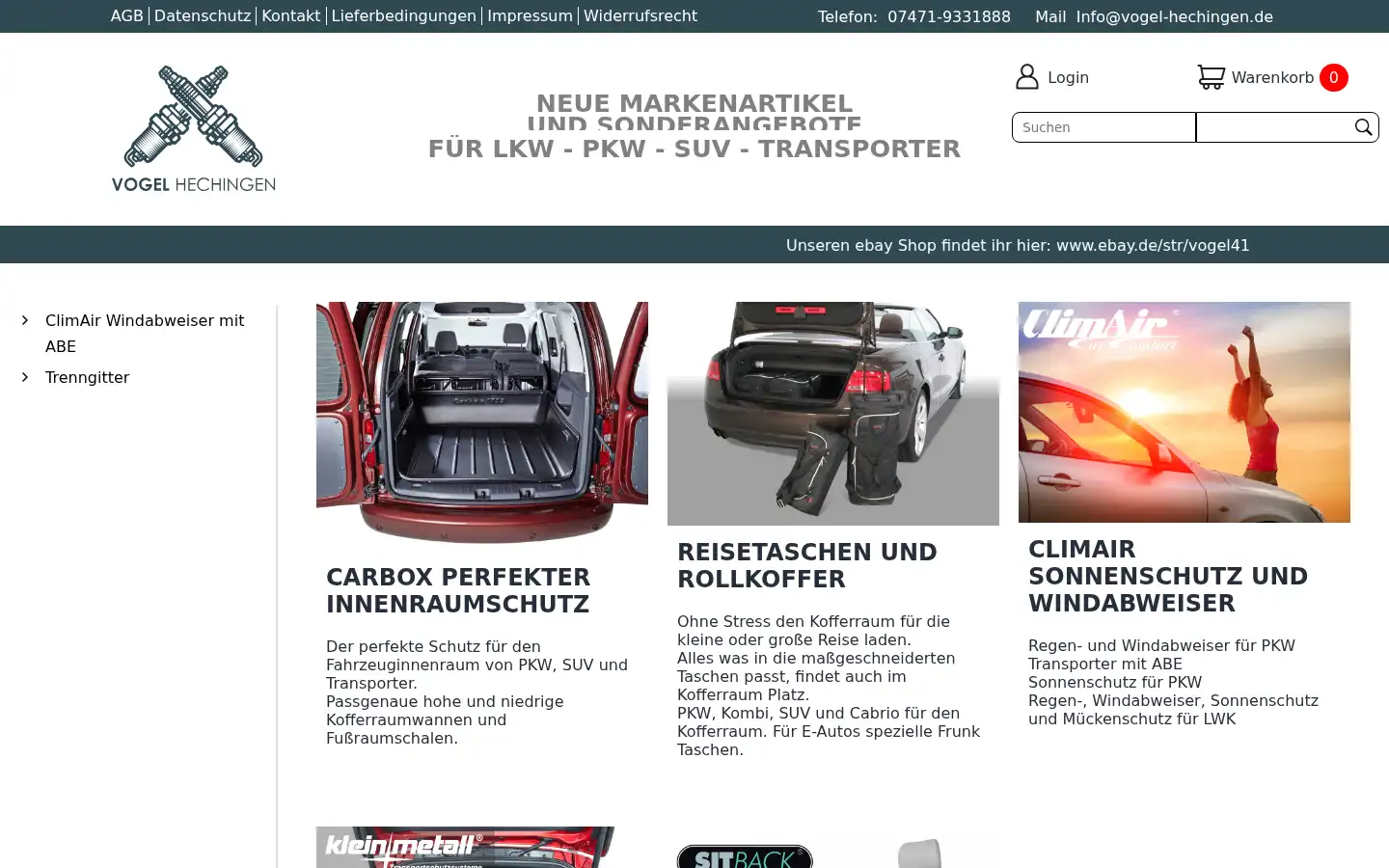 Screenshot of vogel-hechingen.de