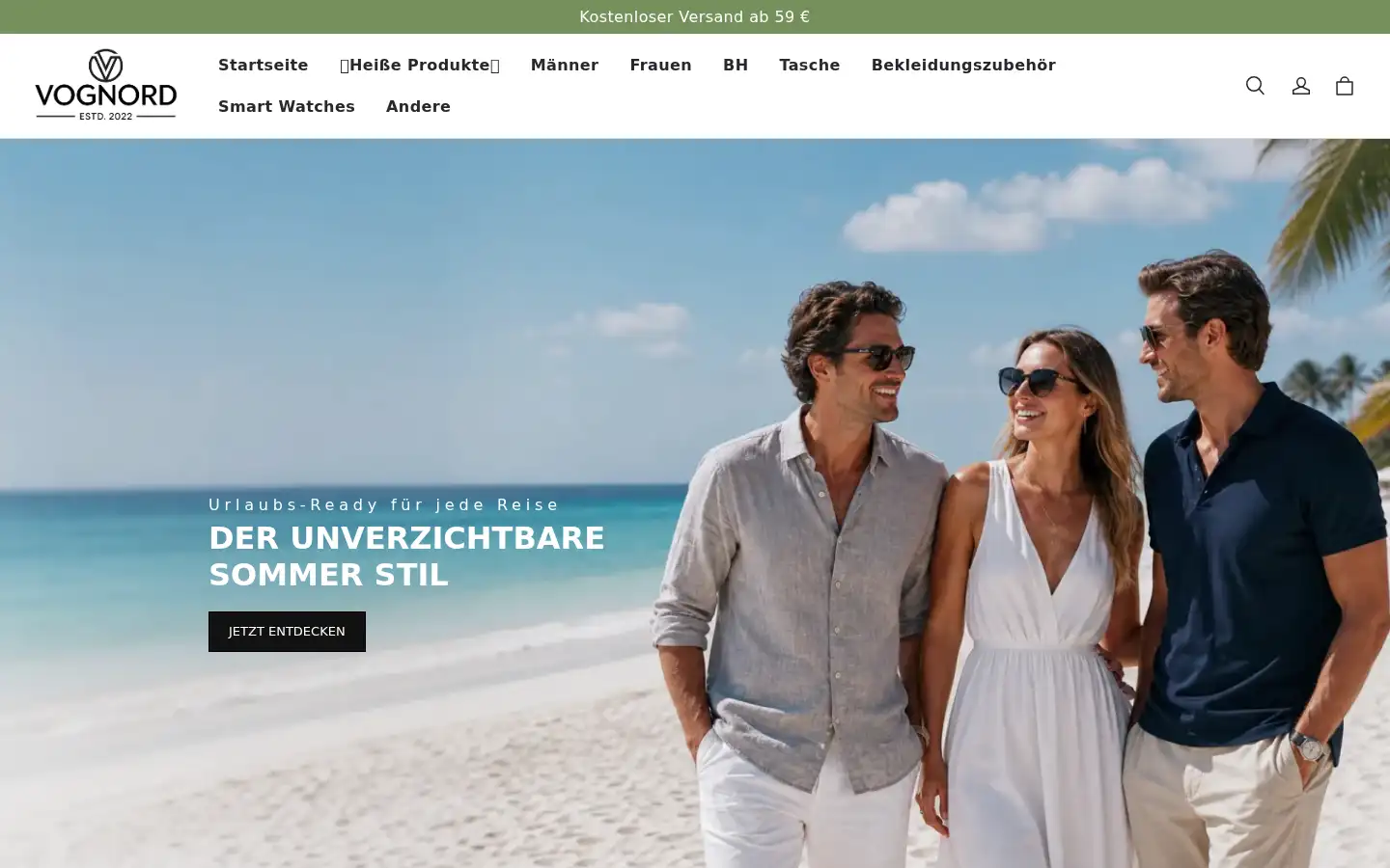 Screenshot of vognord.com