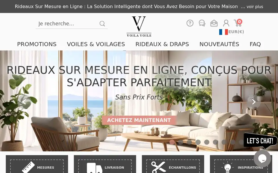 Screenshot of voilavoile.com