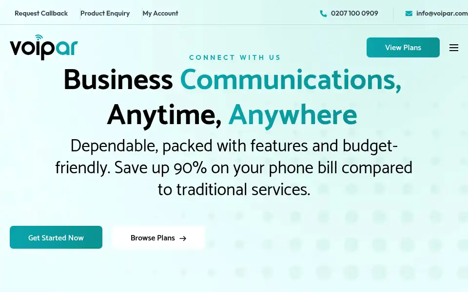Screenshot of voipar.com