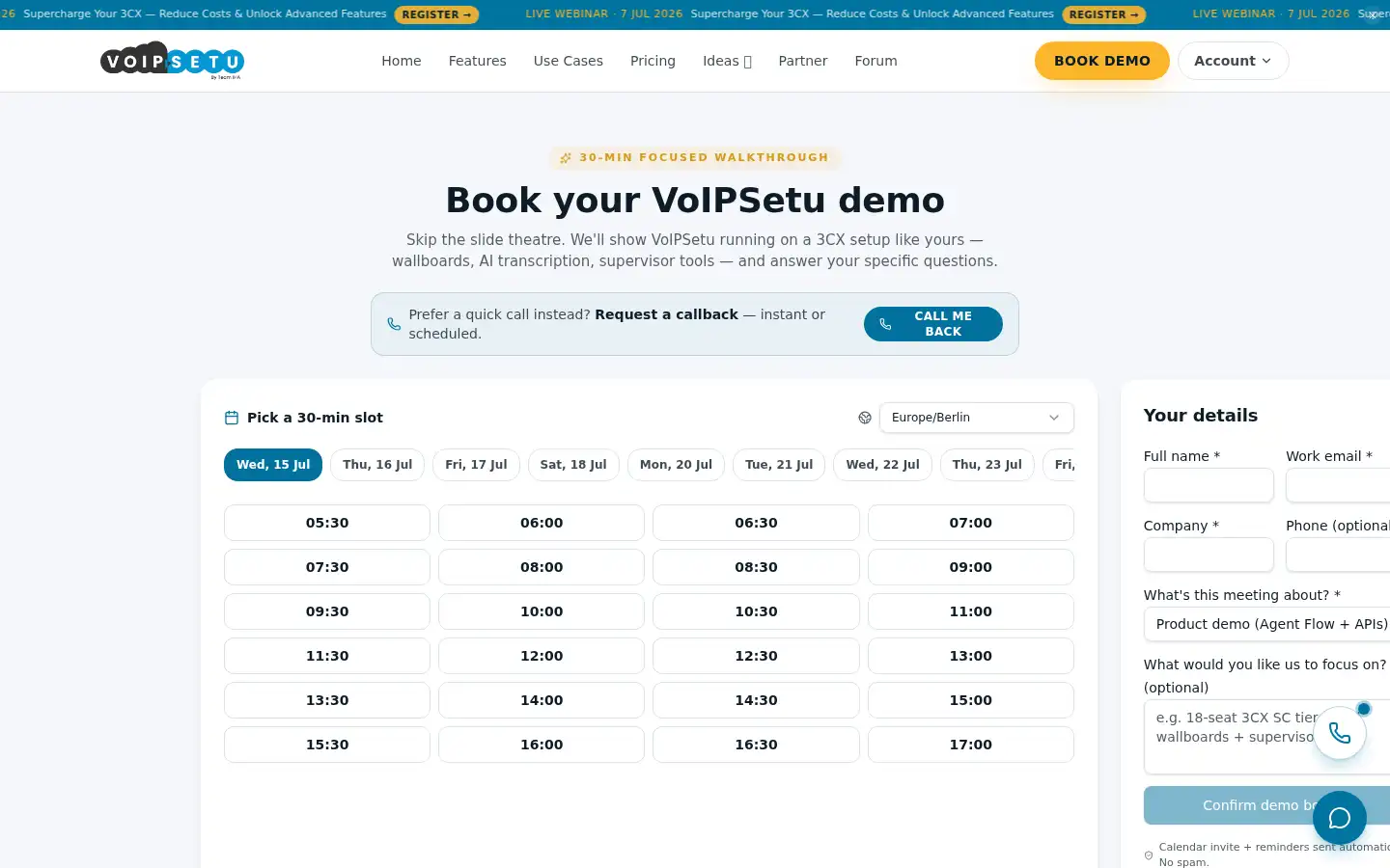 Screenshot of voipsetu.com
