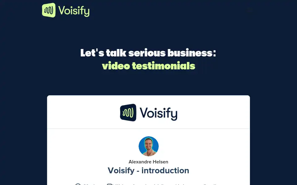 Screenshot of voisify.com