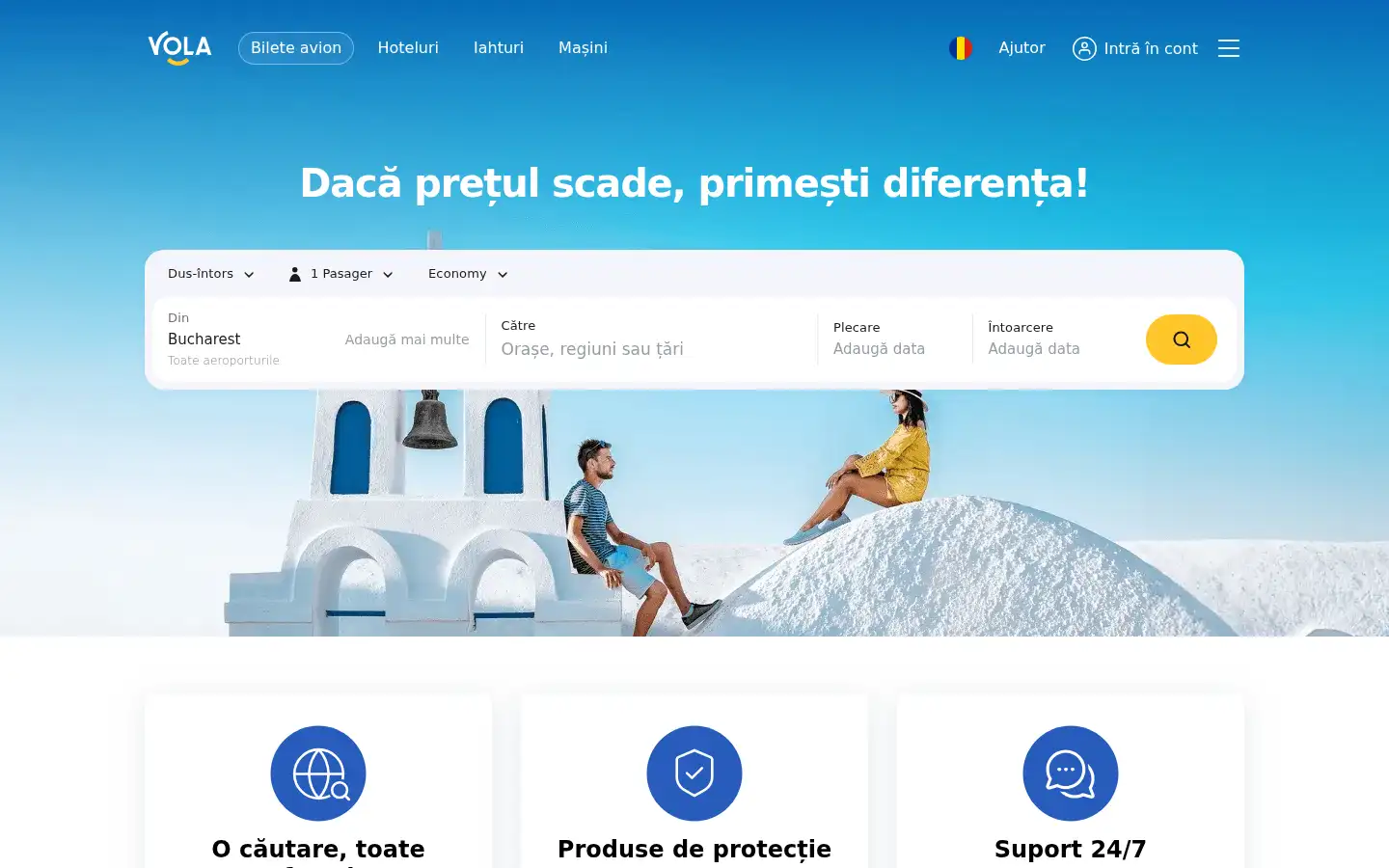 Screenshot of vola.ro