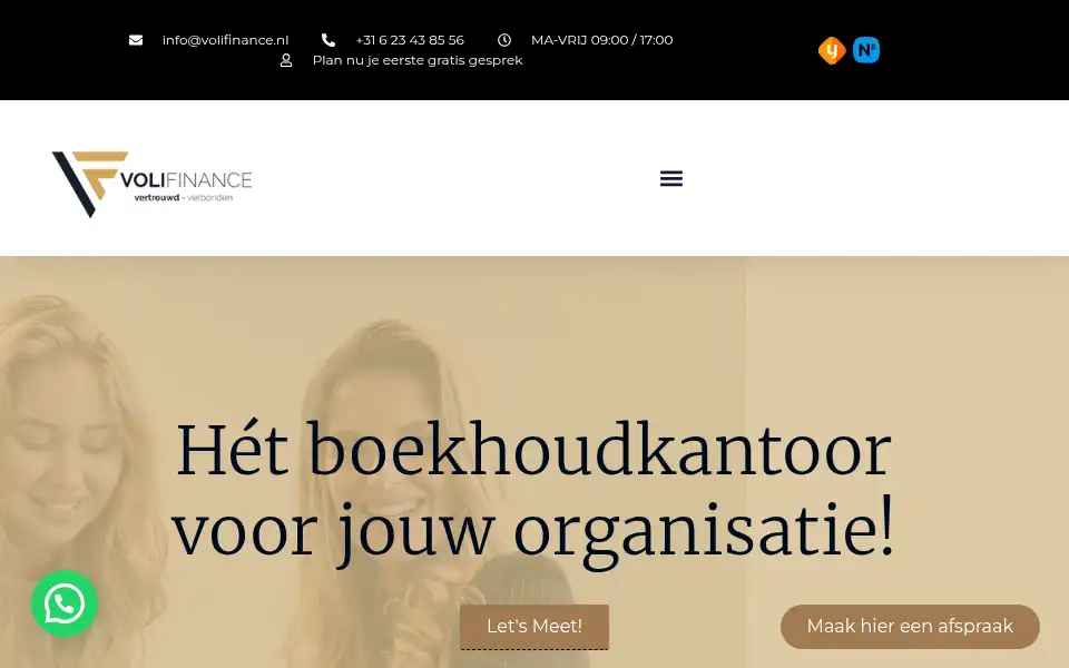 Screenshot of volifinance.nl