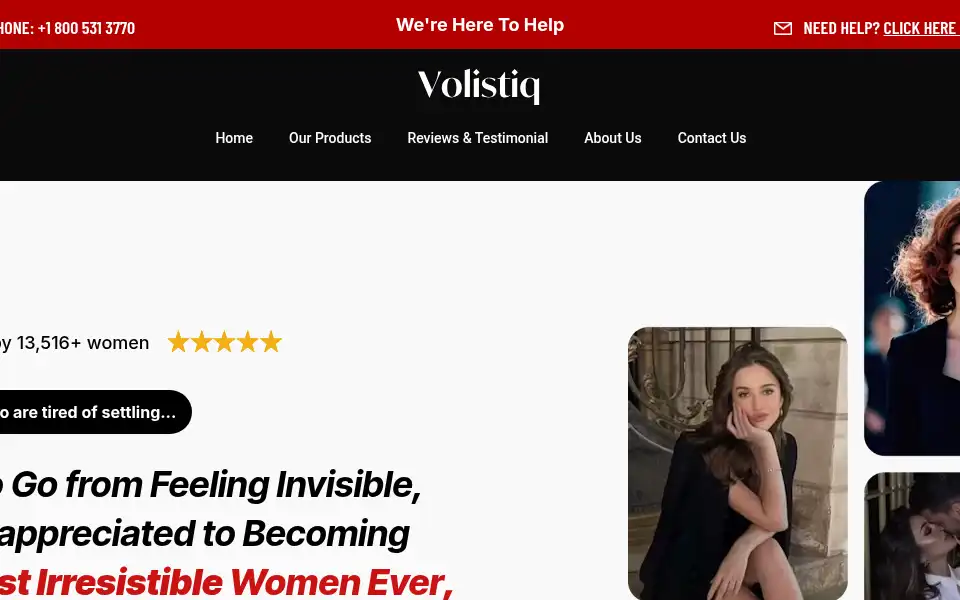 Screenshot of volistiq.com