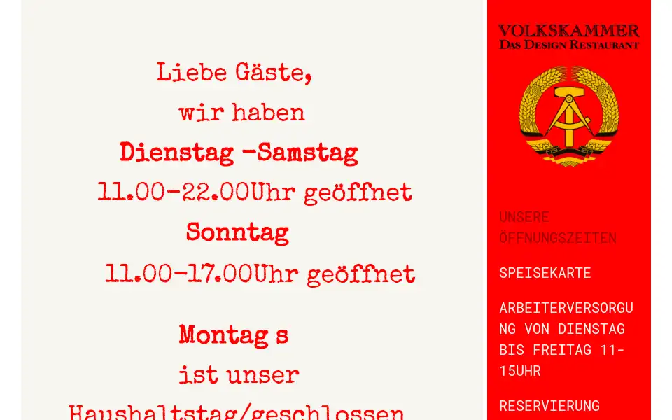 Screenshot of volkskammer.de