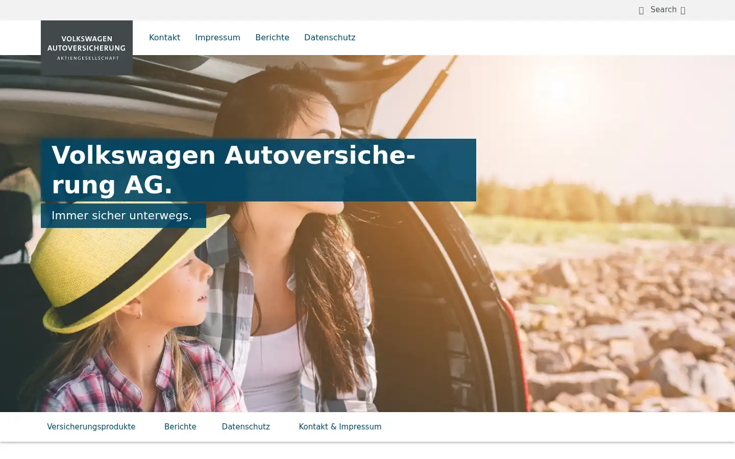 Screenshot of volkswagen-autoversicherung.de
