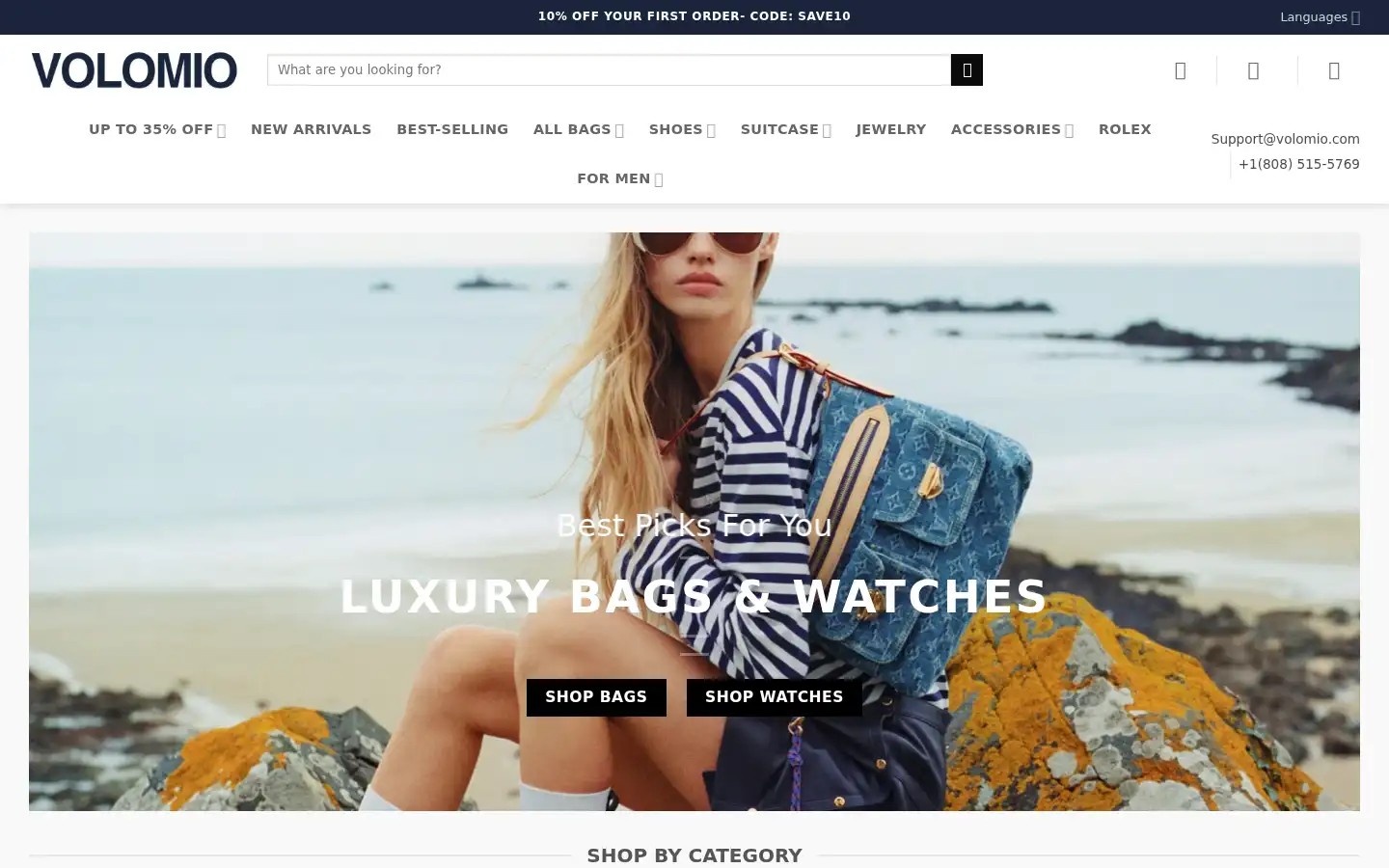 Screenshot of volomio.com