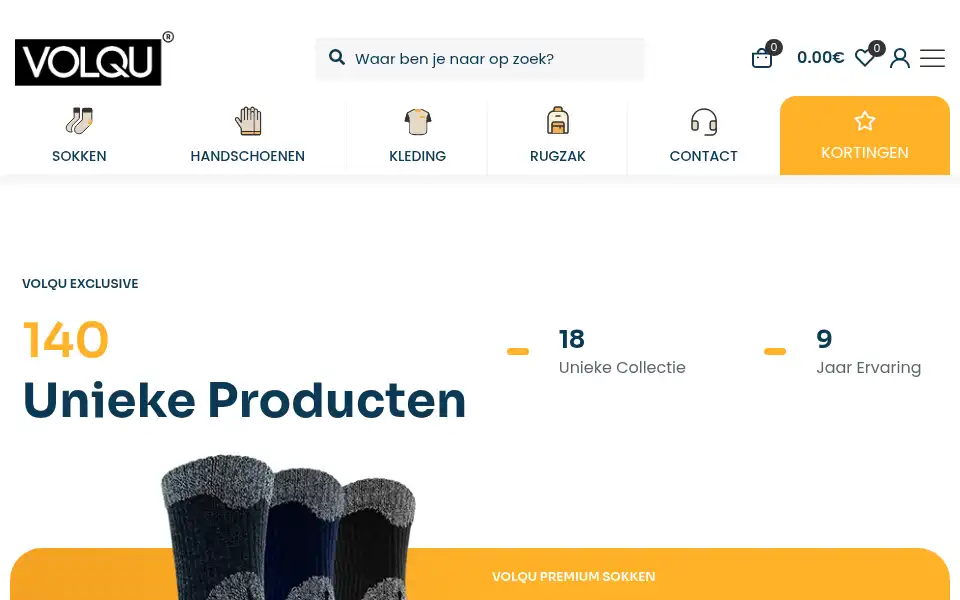 Screenshot of volqu.nl