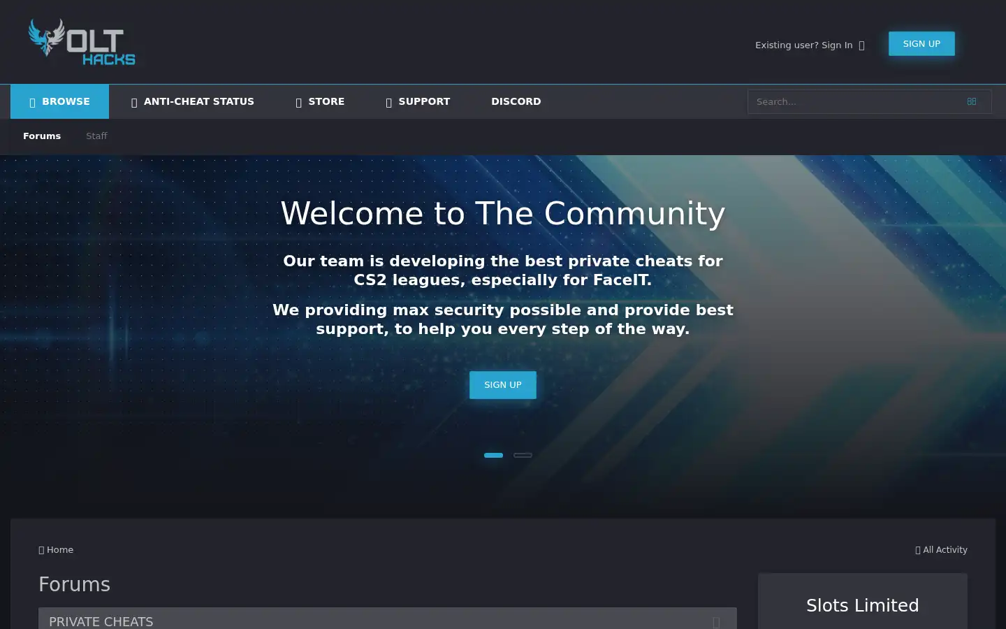 Screenshot of volt-hacks.com