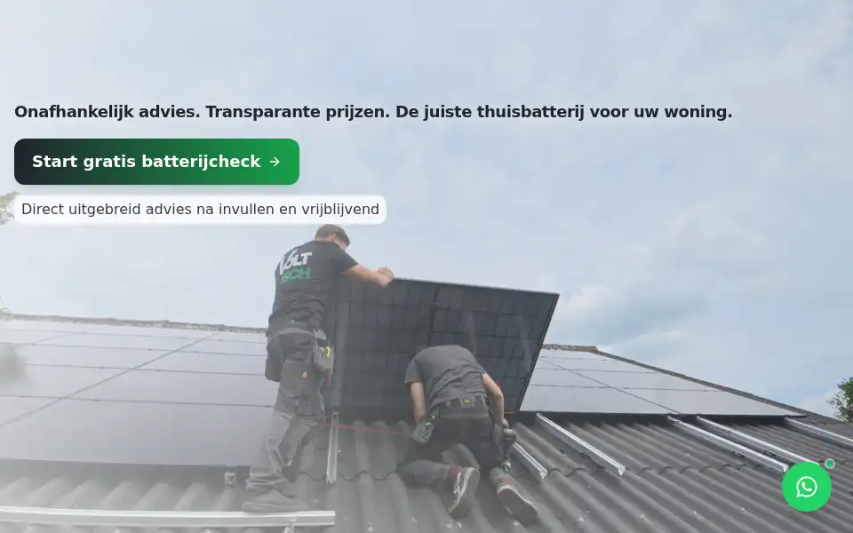 Screenshot of voltisch.nl