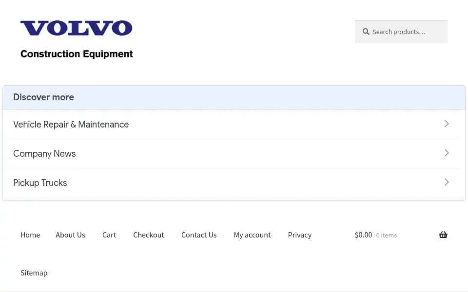 Screenshot of volvo-pdf-manual.com