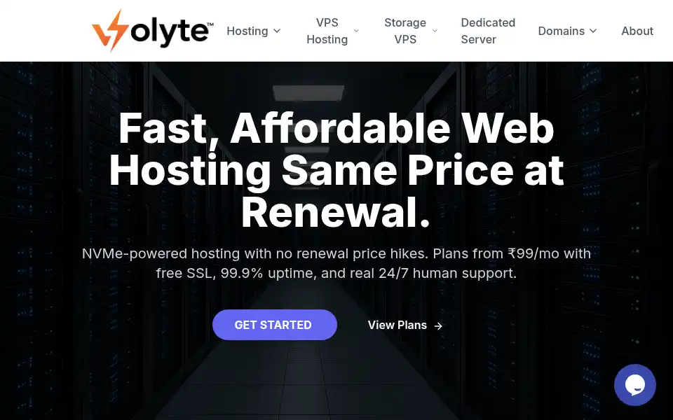Screenshot of volyte.com