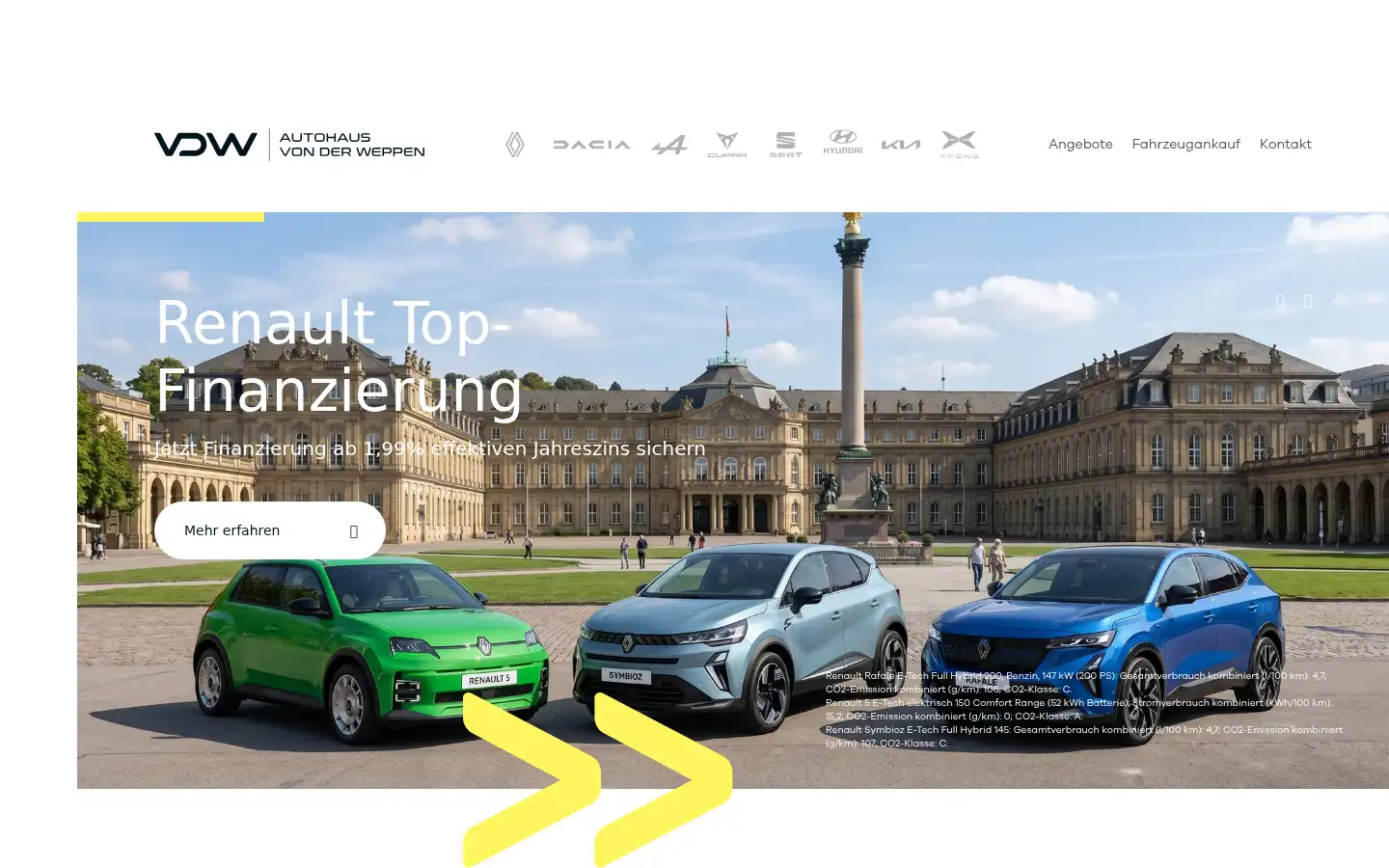 Screenshot of von-der-weppen.de