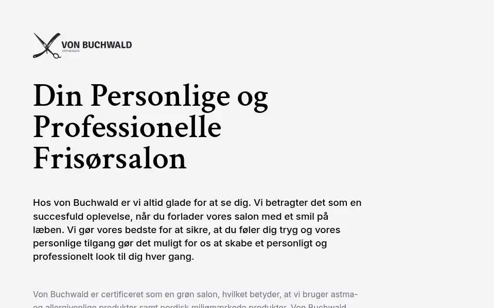 Screenshot of vonbuchwald.com
