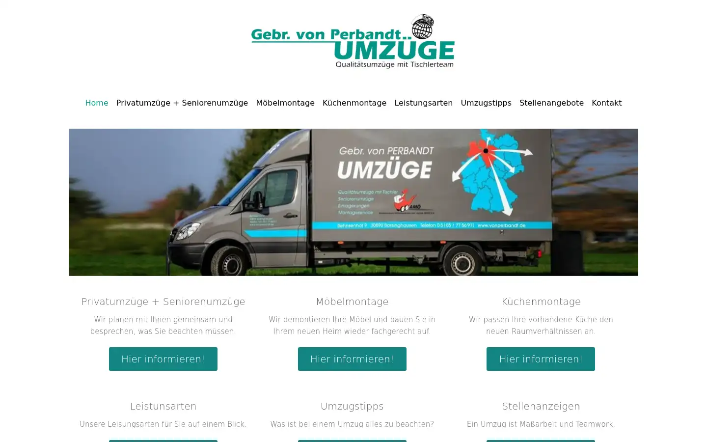 Screenshot of vonperbandt.de