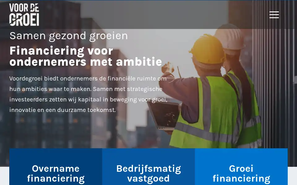 Screenshot of voordegroei.nl