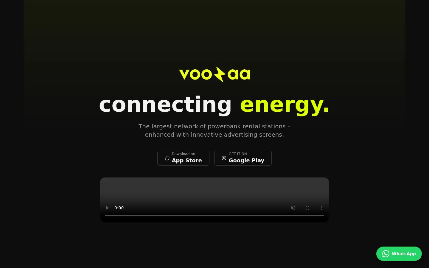 Screenshot of voozaa.app