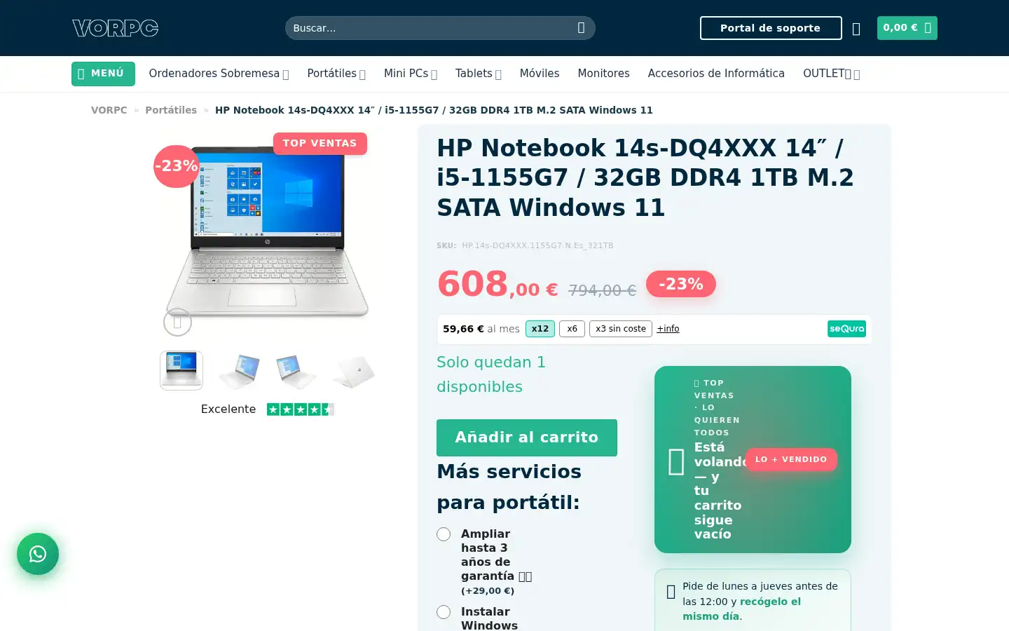 Screenshot of vorpc.es