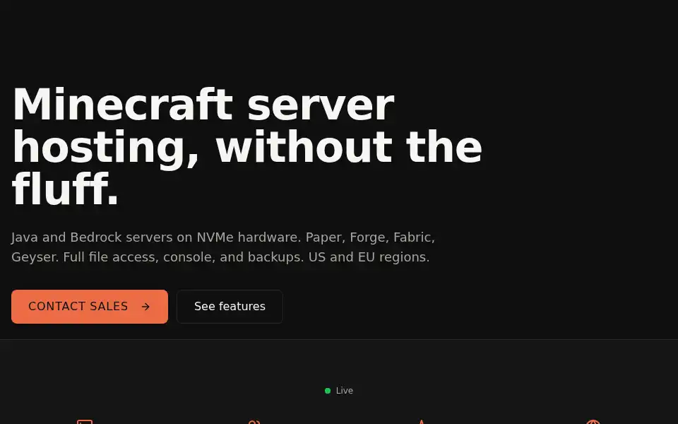 Screenshot of vortexhosting.onl