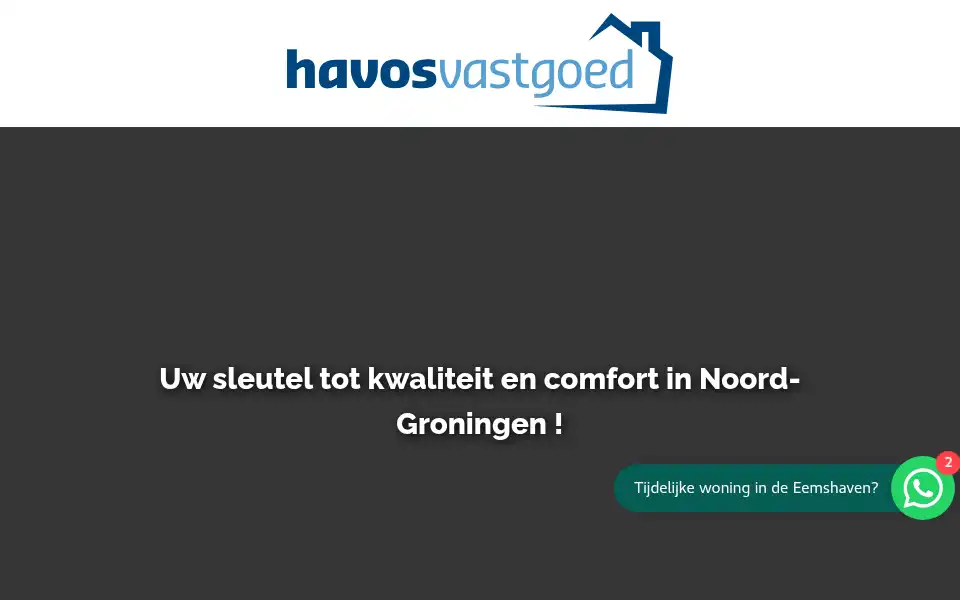 Screenshot of vosvastgoed.nl