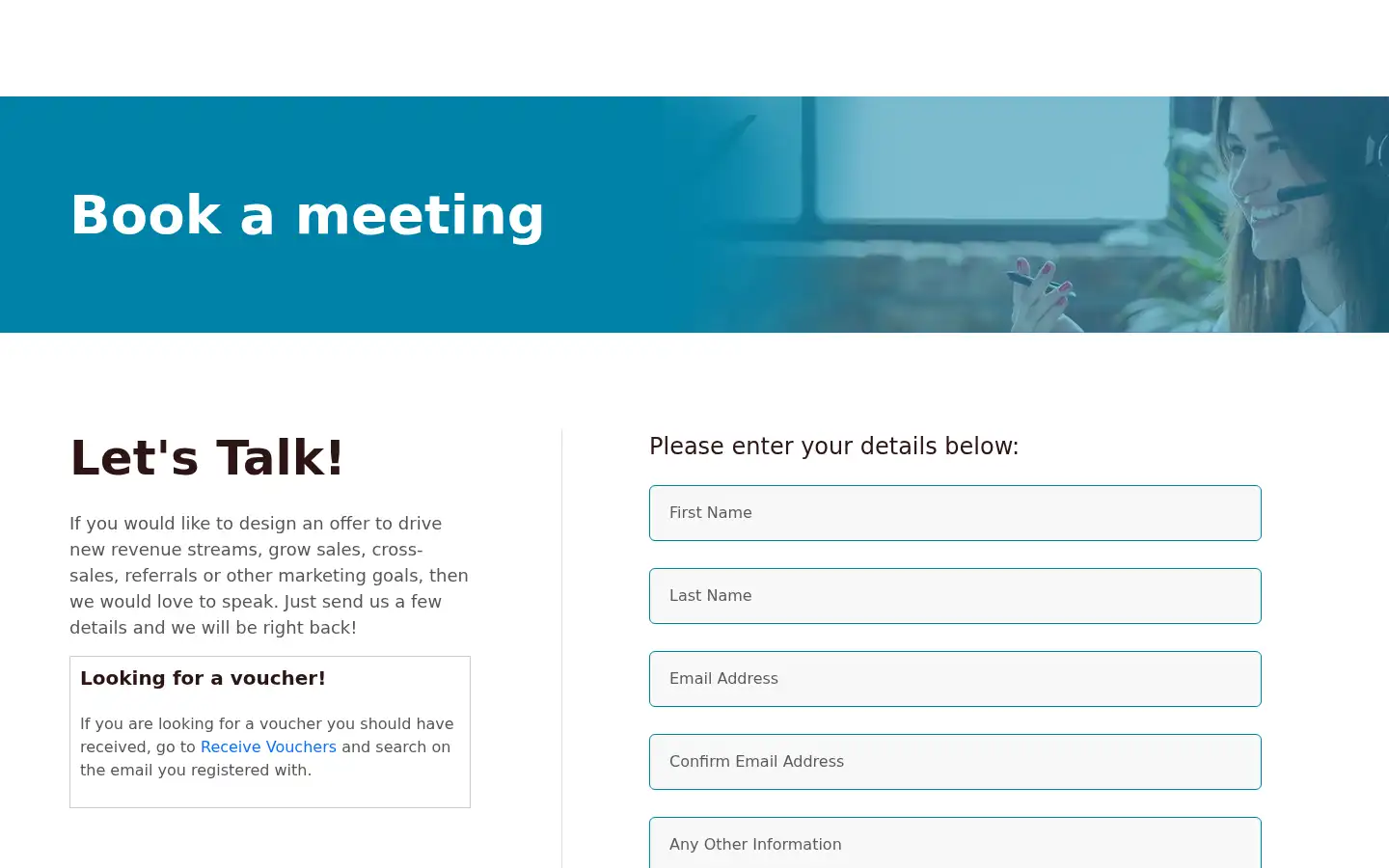 Screenshot of vouchersent.com