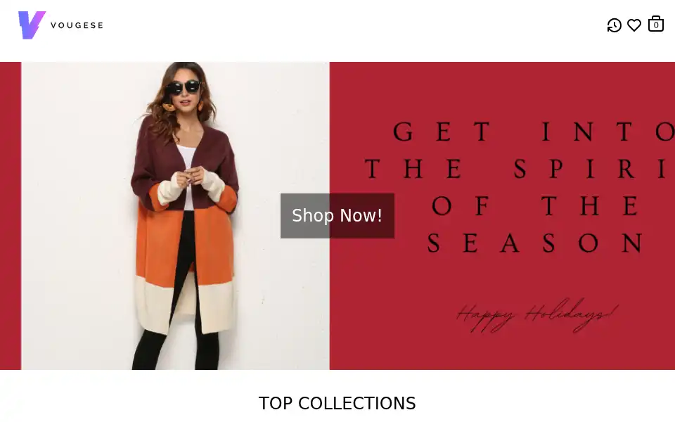Screenshot of vougese.com